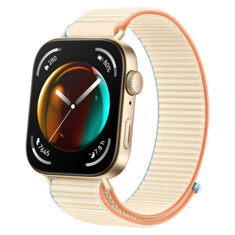 For Huawei Watch Fit 5 / Fit 5 Pro / Fit 4 Nylon Loop Hook and Loop Fastener Watch Band