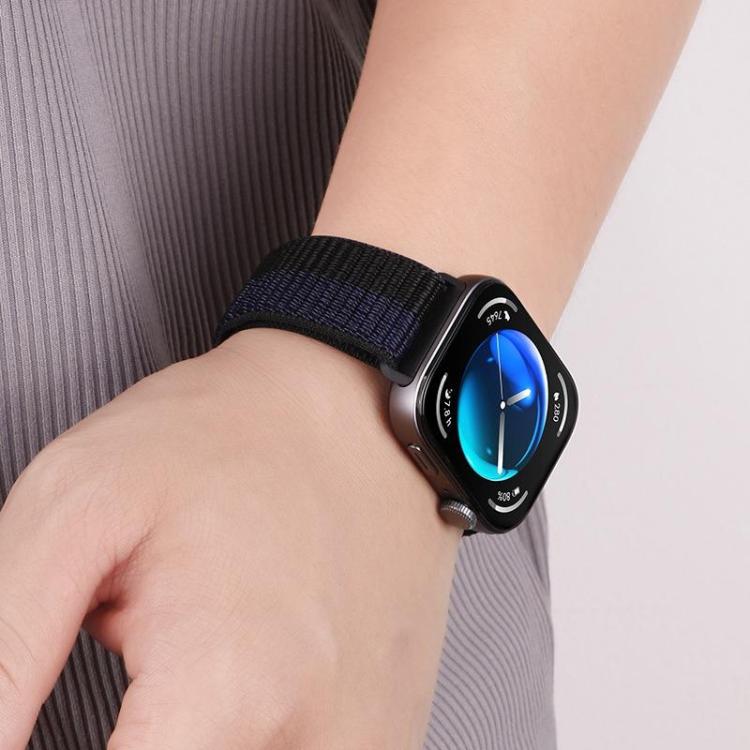 For Huawei Watch Fit 5 / Fit 5 Pro / Fit 4 Nylon Loop Hook and Loop Fastener Watch Band