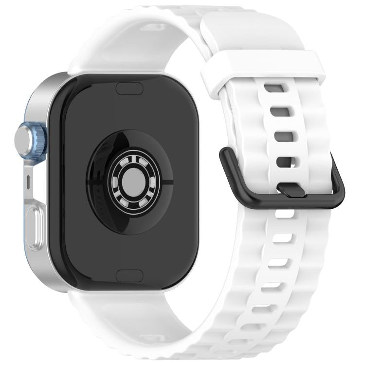 For Huawei Watch Fit4 Pro / Fit4 / Fit3 Quick Release Black Buckle Silicone Watch Band