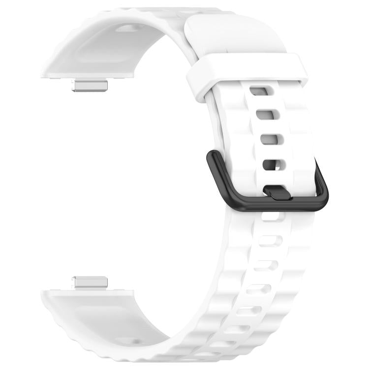 For Huawei Watch Fit4 Pro / Fit4 / Fit3 Quick Release Black Buckle Silicone Watch Band