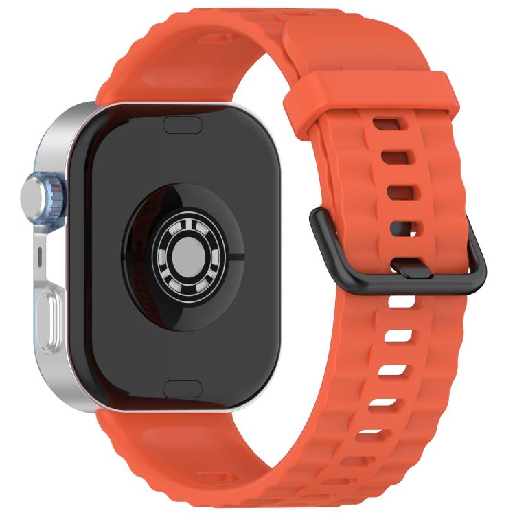 For Huawei Watch Fit4 Pro / Fit4 / Fit3 Quick Release Black Buckle Silicone Watch Band