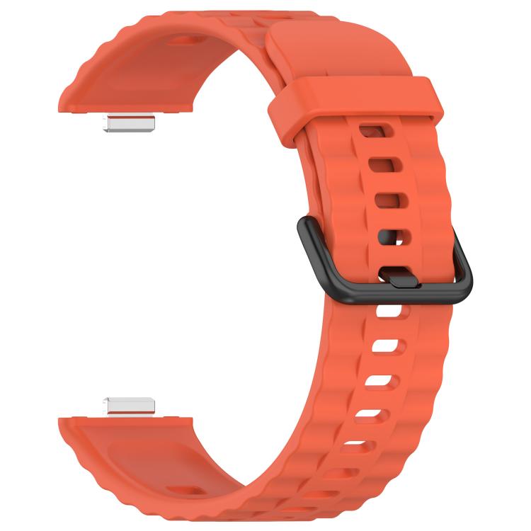 For Huawei Watch Fit4 Pro / Fit4 / Fit3 Quick Release Black Buckle Silicone Watch Band