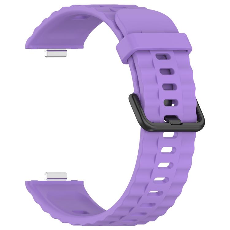 For Huawei Watch Fit4 Pro / Fit4 / Fit3 Quick Release Black Buckle Silicone Watch Band