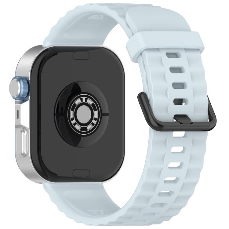 For Huawei Watch Fit4 Pro / Fit4 / Fit3 Quick Release Black Buckle Silicone Watch Band