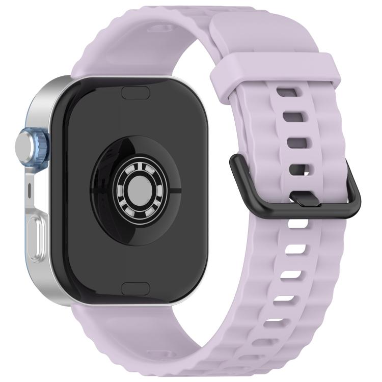 For Huawei Watch Fit4 Pro / Fit4 / Fit3 Quick Release Black Buckle Silicone Watch Band