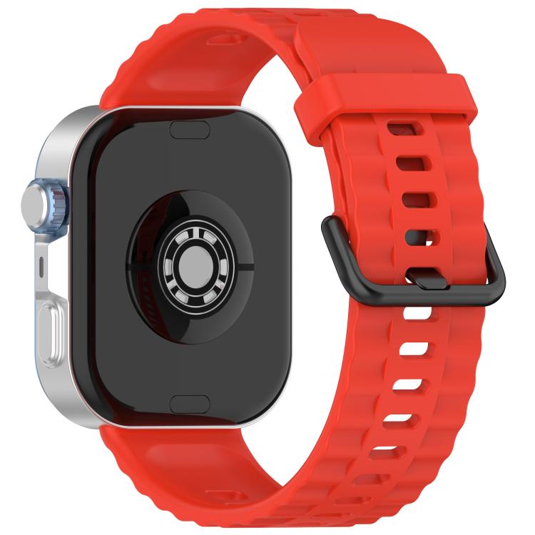 For Huawei Watch Fit4 Pro / Fit4 / Fit3 Quick Release Black Buckle Silicone Watch Band