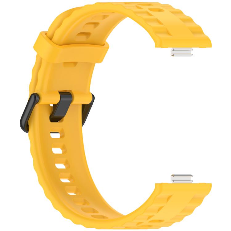 For Huawei Watch Fit4 Pro / Fit4 / Fit3 Quick Release Black Buckle Silicone Watch Band