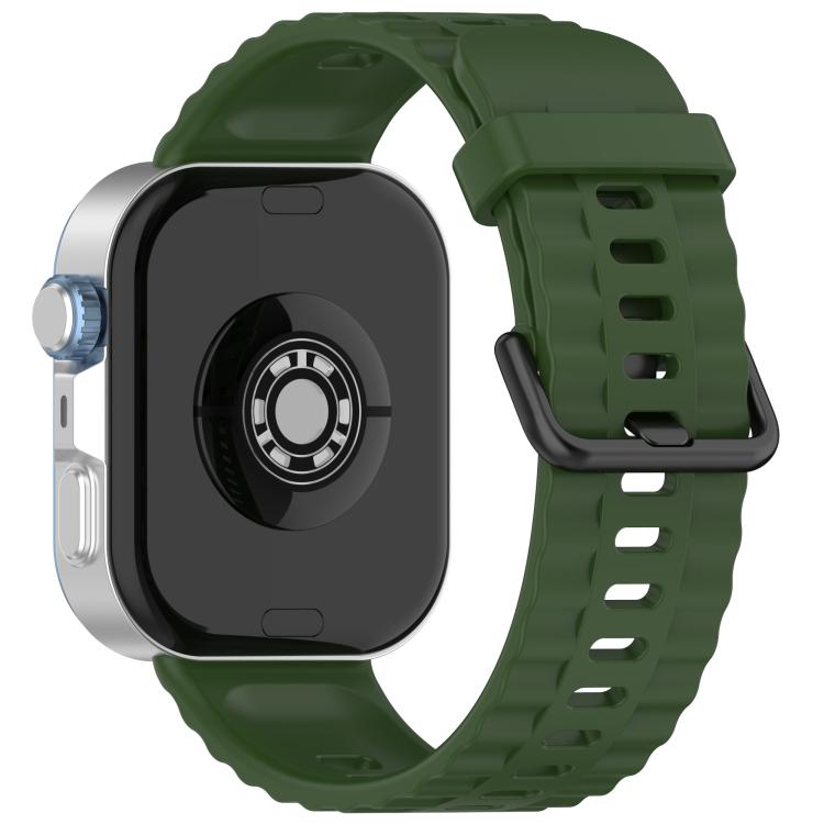 For Huawei Watch Fit4 Pro / Fit4 / Fit3 Quick Release Black Buckle Silicone Watch Band