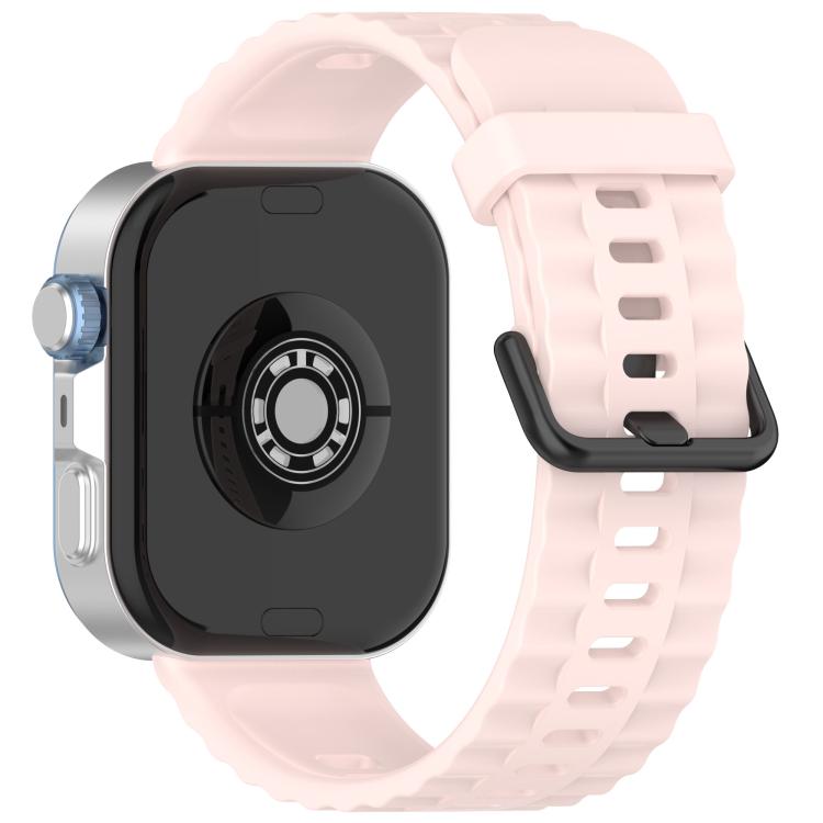 For Huawei Watch Fit4 Pro / Fit4 / Fit3 Quick Release Black Buckle Silicone Watch Band