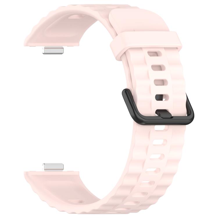 For Huawei Watch Fit4 Pro / Fit4 / Fit3 Quick Release Black Buckle Silicone Watch Band