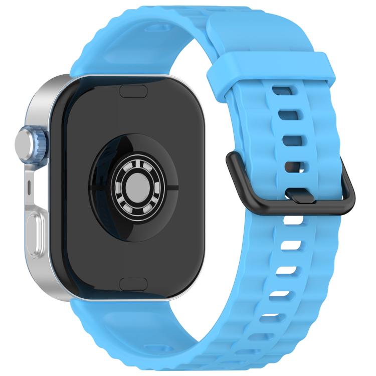 For Huawei Watch Fit4 Pro / Fit4 / Fit3 Quick Release Black Buckle Silicone Watch Band