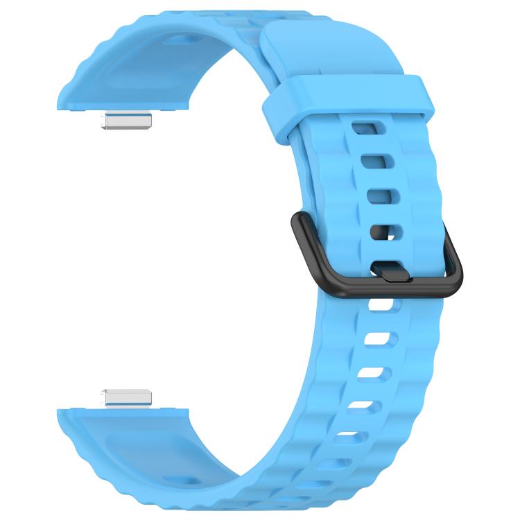 For Huawei Watch Fit4 Pro / Fit4 / Fit3 Quick Release Black Buckle Silicone Watch Band