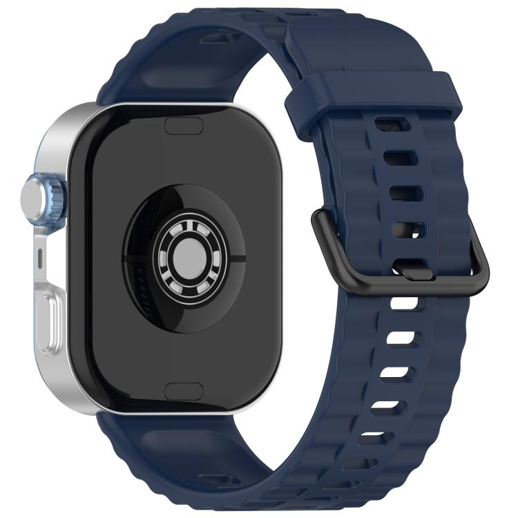 For Huawei Watch Fit4 Pro / Fit4 / Fit3 Quick Release Black Buckle Silicone Watch Band