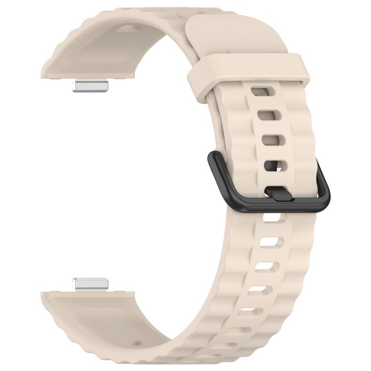For Huawei Watch Fit4 Pro / Fit4 / Fit3 Quick Release Black Buckle Silicone Watch Band