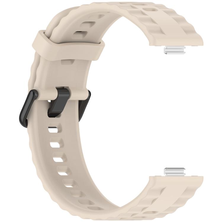 For Huawei Watch Fit4 Pro / Fit4 / Fit3 Quick Release Black Buckle Silicone Watch Band