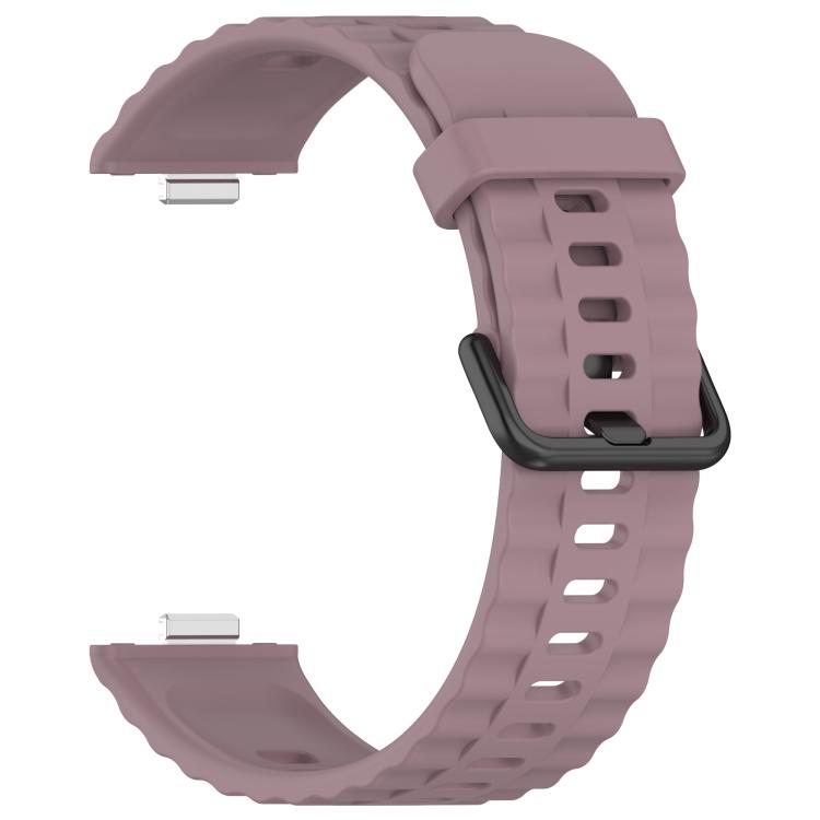 For Huawei Watch Fit4 Pro / Fit4 / Fit3 Quick Release Black Buckle Silicone Watch Band