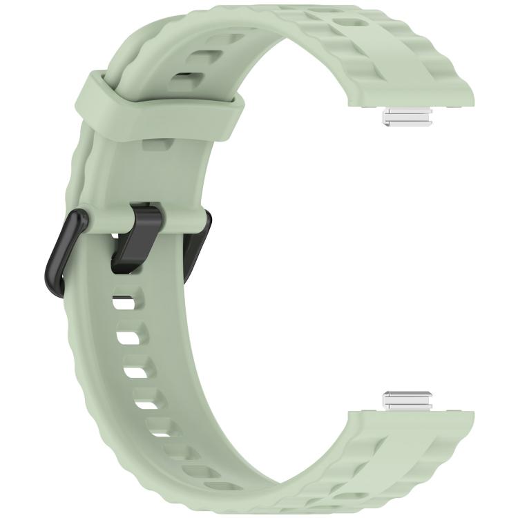 For Huawei Watch Fit4 Pro / Fit4 / Fit3 Quick Release Black Buckle Silicone Watch Band