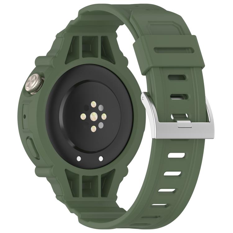 For vivo Watch 5 / Watch 3 Watch Case Integrated Silicone Watch Band