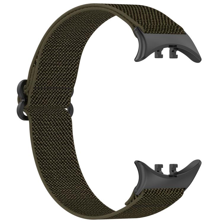 For vivo Watch 5 / iQOO Watch 5 Ethnic Style Elastic Nylon Braided Watch Band