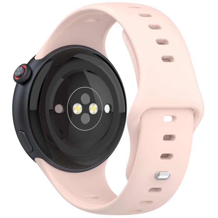 For vivo Watch 5 Solid Color Reverse Buckle Silicone Watch Band