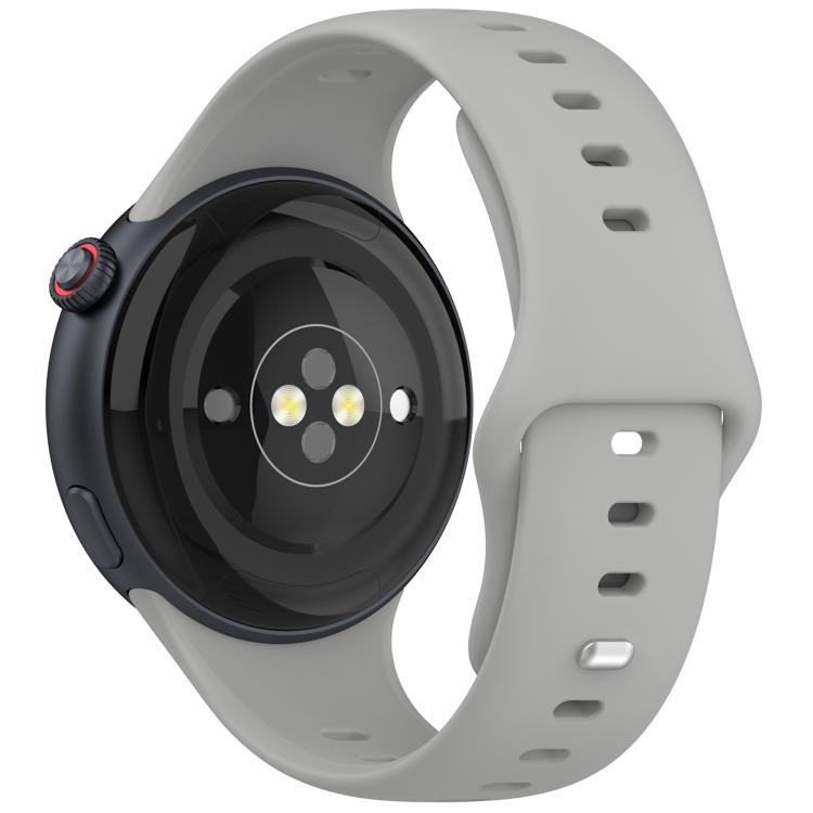 For vivo Watch 5 Solid Color Reverse Buckle Silicone Watch Band