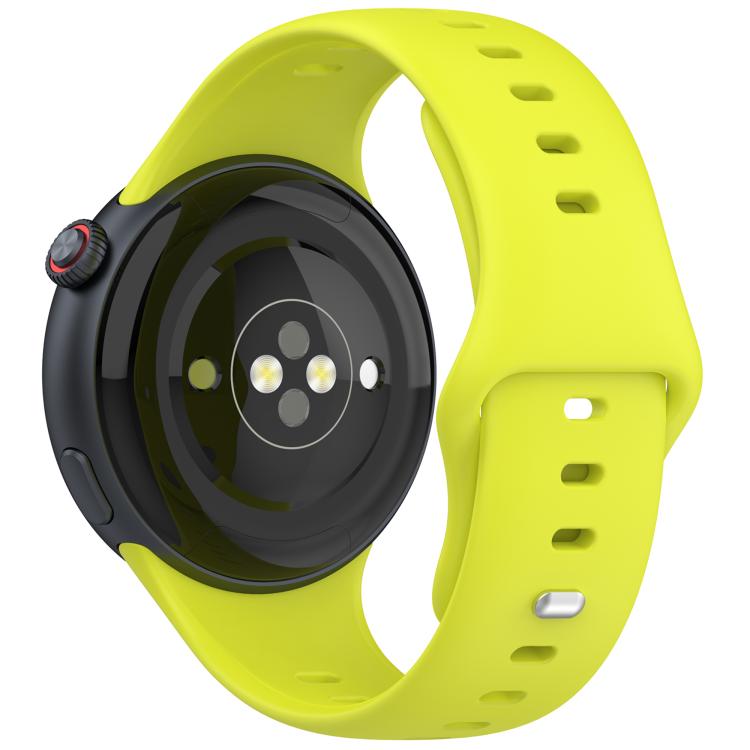 For vivo Watch 5 Solid Color Reverse Buckle Silicone Watch Band
