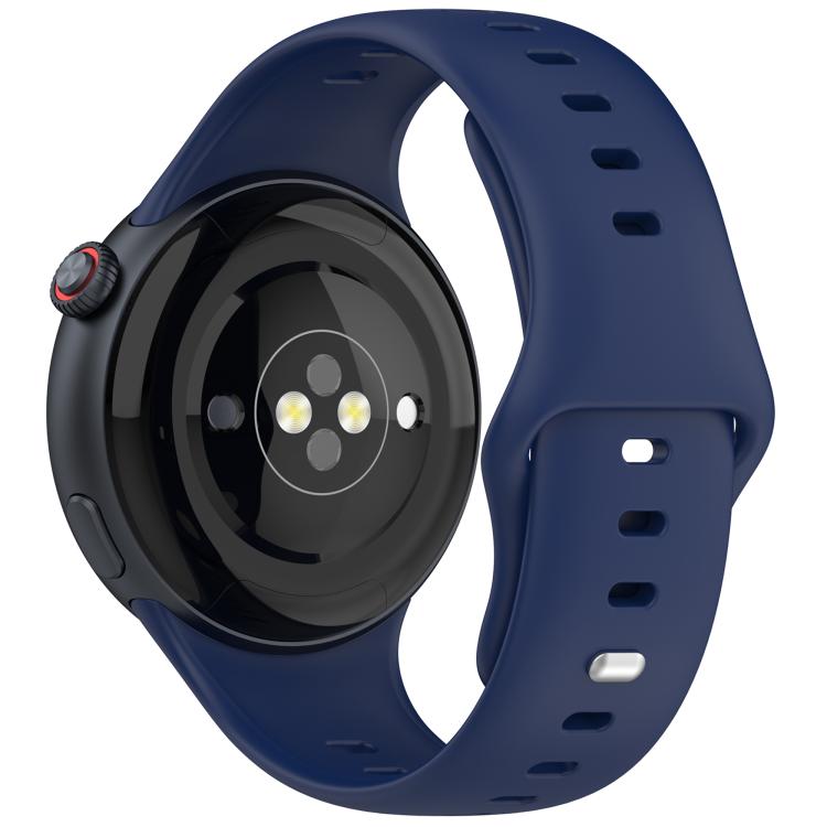 For vivo Watch 5 Solid Color Reverse Buckle Silicone Watch Band
