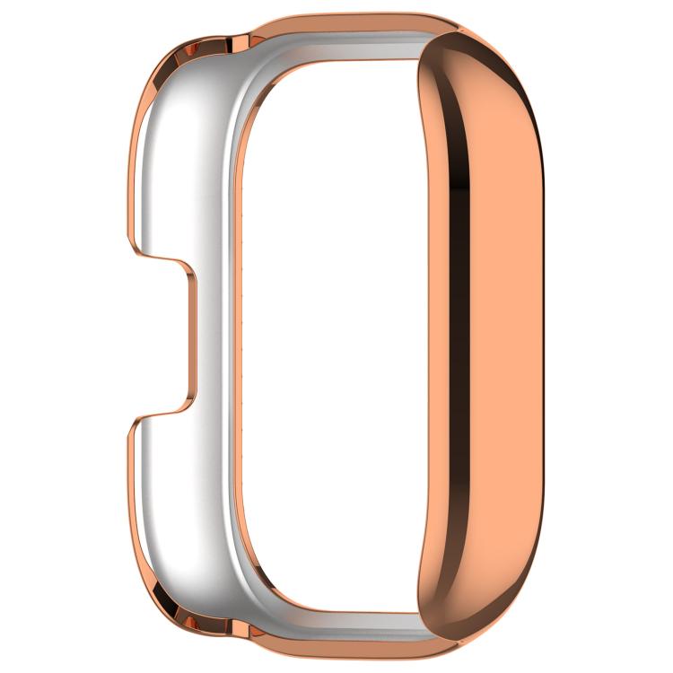 For Redmi Watch 5 Active Single Row Diamond Half Coverage Hollow PC Watch Protective Case