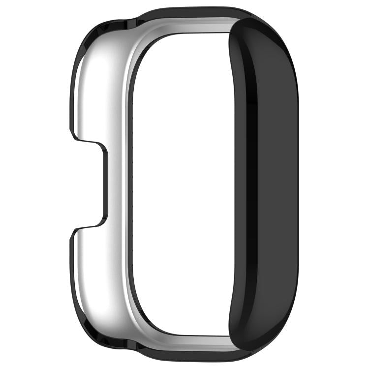 For Redmi Watch 5 Lite Single Row Diamond Half Coverage Hollow PC Watch Protective Case