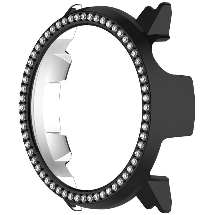 For COROS Pace Pro Single Row Diamond Half Coverage Hollow PC Watch Protective Case