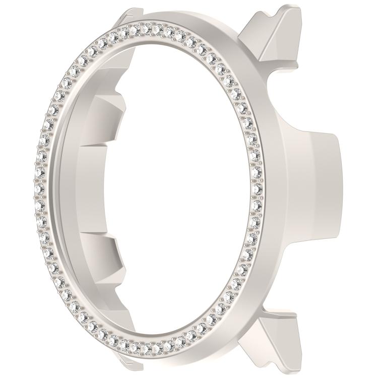 For COROS Pace 2 Single Row Diamond Half Coverage Hollow PC Watch Protective Case
