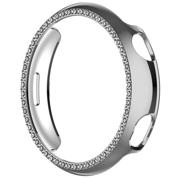 For vivo Watch 5 Single Row Diamond Half Coverage Hollow PC Watch Protective Case