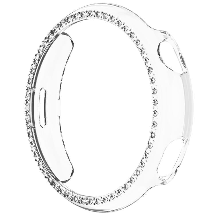 For vivo Watch 5 Single Row Diamond Half Coverage Hollow PC Watch Protective Case