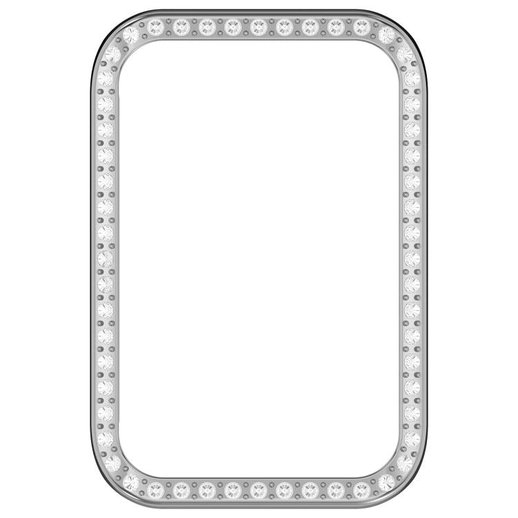 For Honor Band 10 Single Row Diamond Half Coverage Hollow PC Watch Protective Case