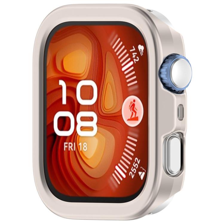 For Huawei Watch Fit 4 Half Coverage Hollow PC Watch Protective Case