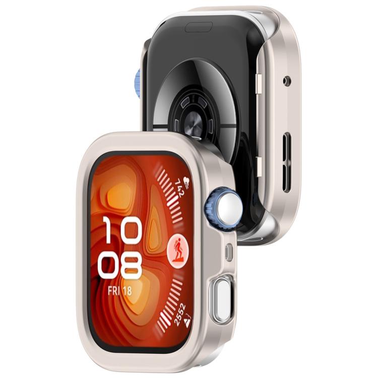 For Huawei Watch Fit 4 Half Coverage Hollow PC Watch Protective Case