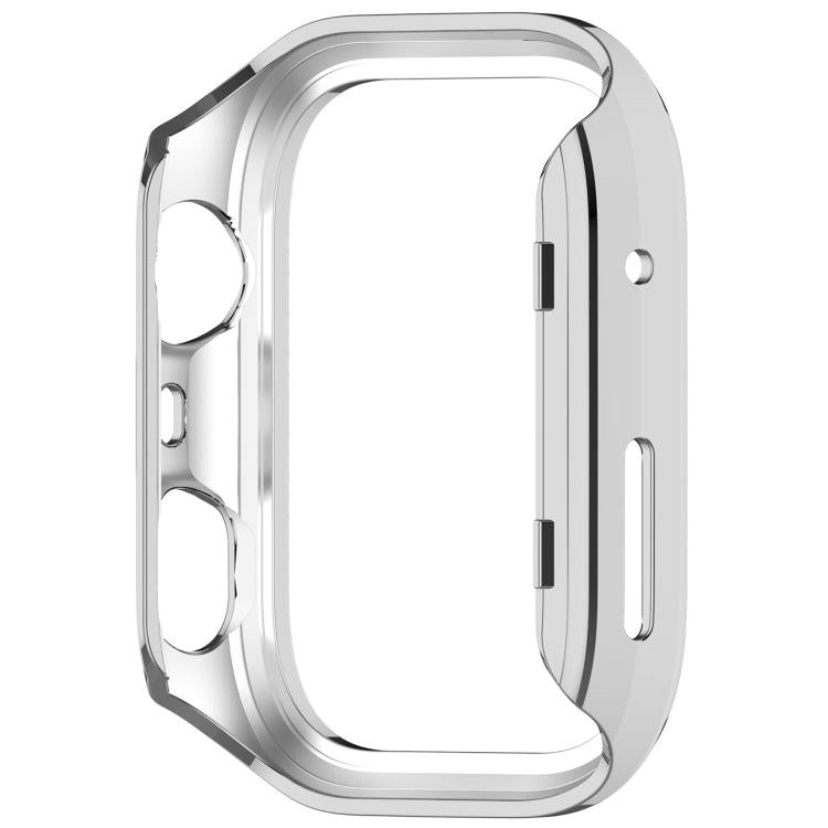 For Huawei Watch Fit 4 Single Row Diamond Half Coverage Hollow PC Watch Protective Case