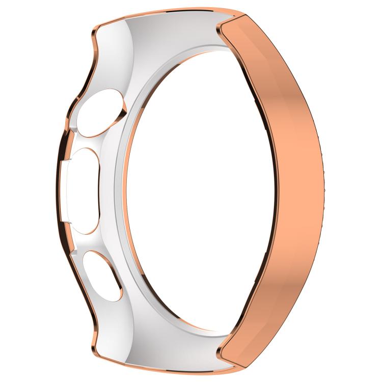 For Huawei Watch 5 46mm Single Row Diamond Half Coverage Hollow PC Watch Protective Case