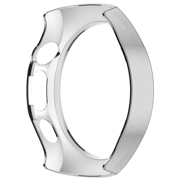 For Huawei Watch 5 46mm Single Row Diamond Half Coverage Hollow PC Watch Protective Case