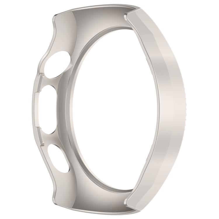 For Huawei Watch 5 46mm Single Row Diamond Half Coverage Hollow PC Watch Protective Case