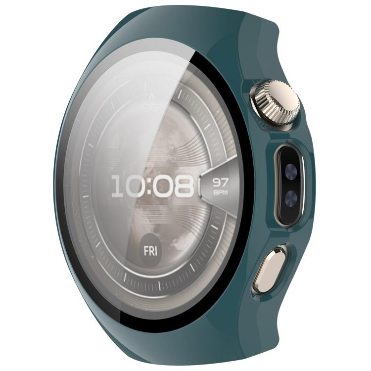 For Huawei Watch 5 42mm Tempered Film Integrated PC Watch Protective Case