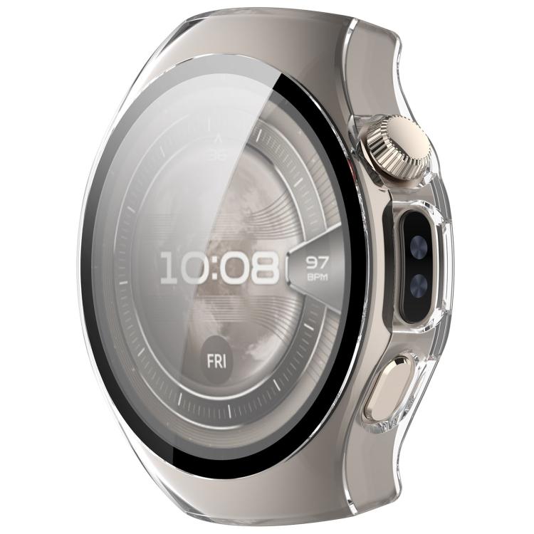 For Huawei Watch 5 42mm Tempered Film Integrated PC Watch Protective Case