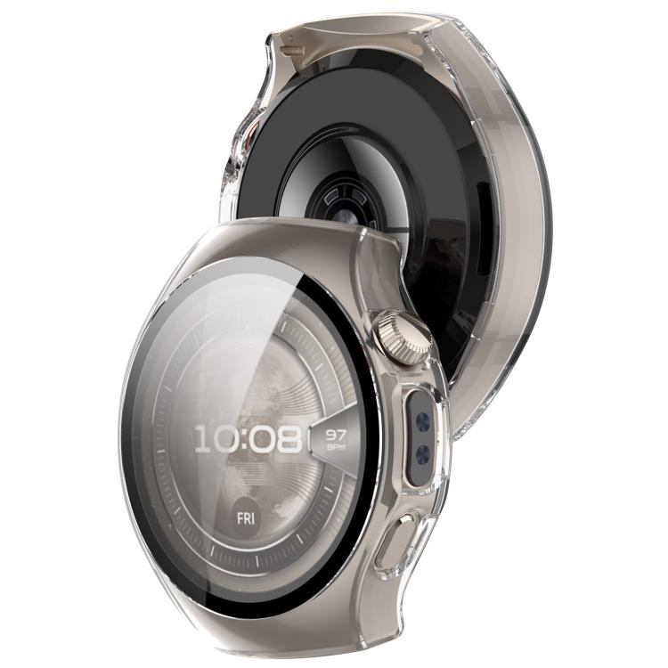 For Huawei Watch 5 42mm Tempered Film Integrated PC Watch Protective Case