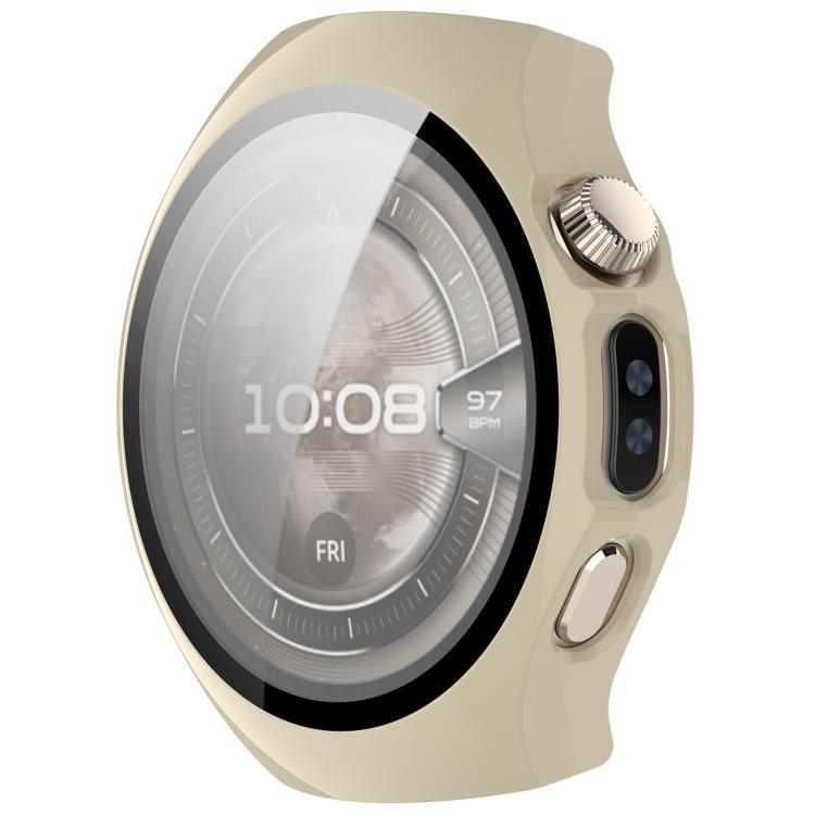 For Huawei Watch 5 42mm Tempered Film Integrated PC Watch Protective Case