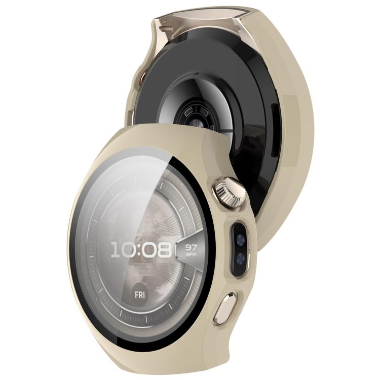 For Huawei Watch 5 42mm Tempered Film Integrated PC Watch Protective Case