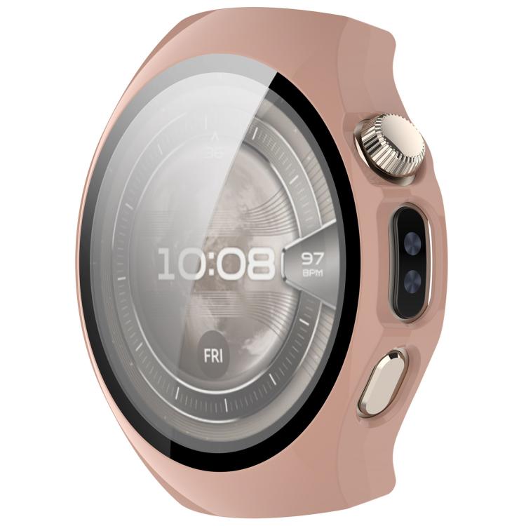 For Huawei Watch 5 42mm Tempered Film Integrated PC Watch Protective Case