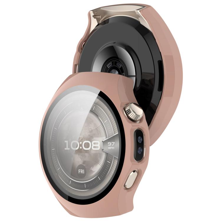 For Huawei Watch 5 42mm Tempered Film Integrated PC Watch Protective Case