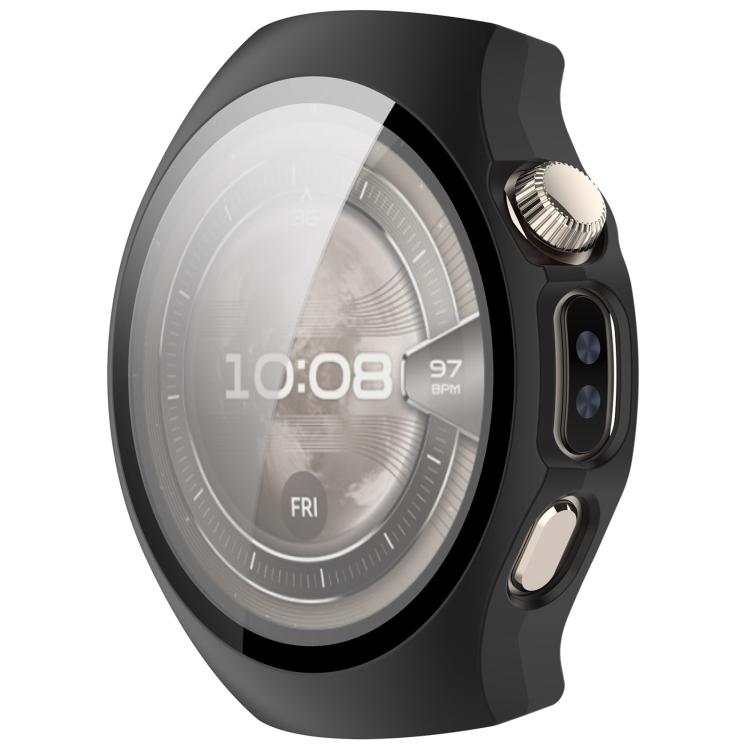 For Huawei Watch 5 42mm Tempered Film Integrated PC Watch Protective Case