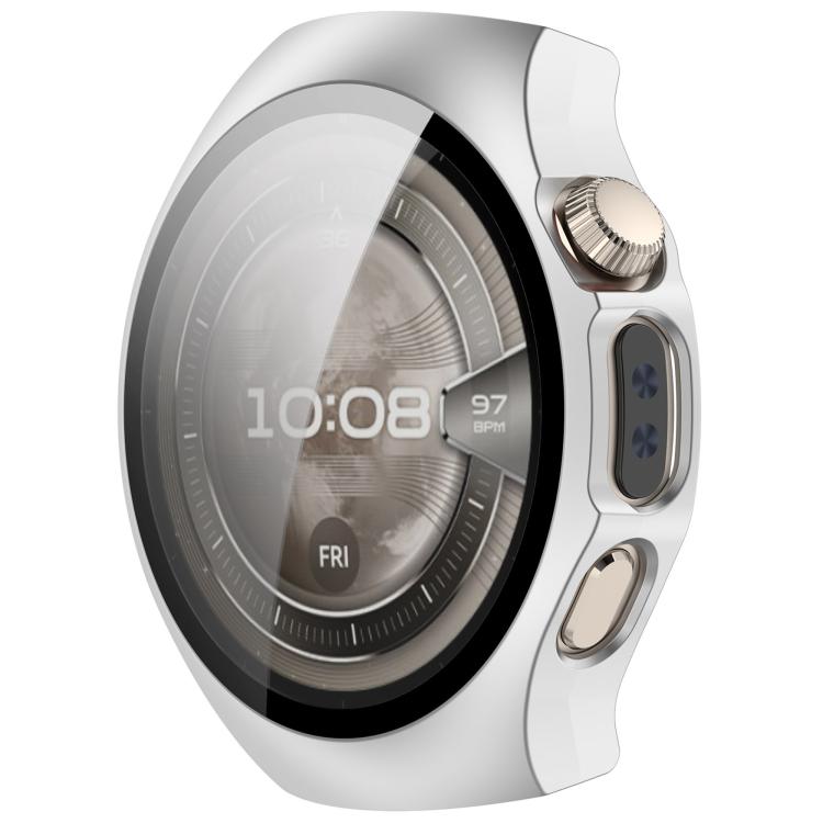 For Huawei Watch 5 42mm Tempered Film Integrated PC Watch Protective Case