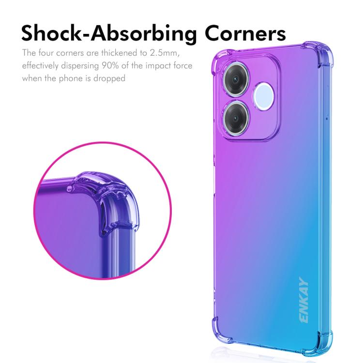 For OPPO A5 Pro 4G / 5G ENKAY Hat-Prince Gradient Airbag TPU Phone Case